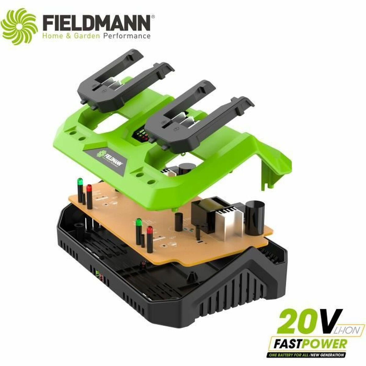Cargador de Batería Fieldmann