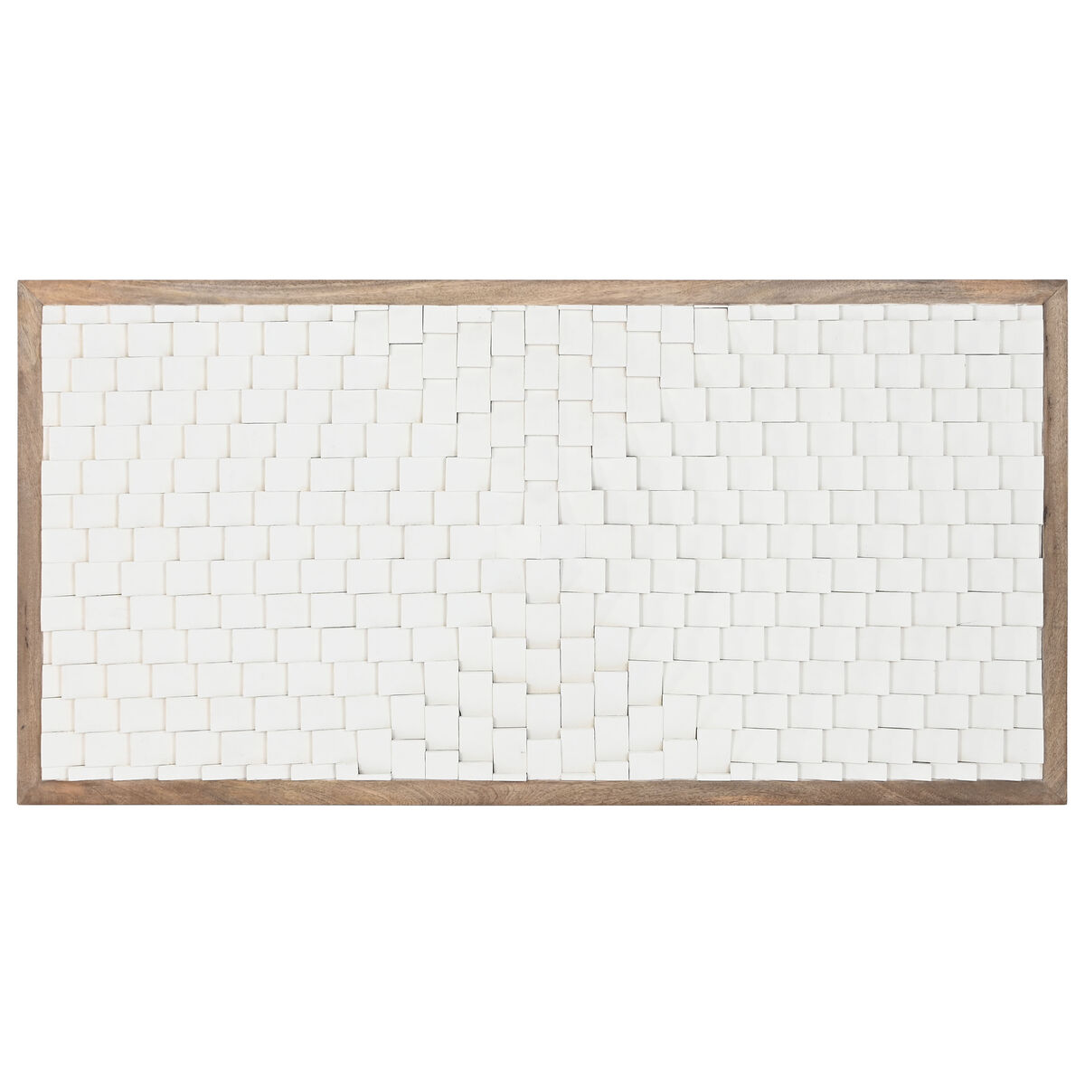Cabecero de Cama Home ESPRIT Blanco Natural 180 X 5 X 90 CM