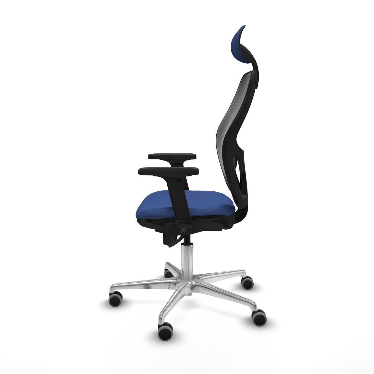 Silla de Oficina con Cabecero Jorquera Piqueras y Crespo 2D086G1 Azul marino