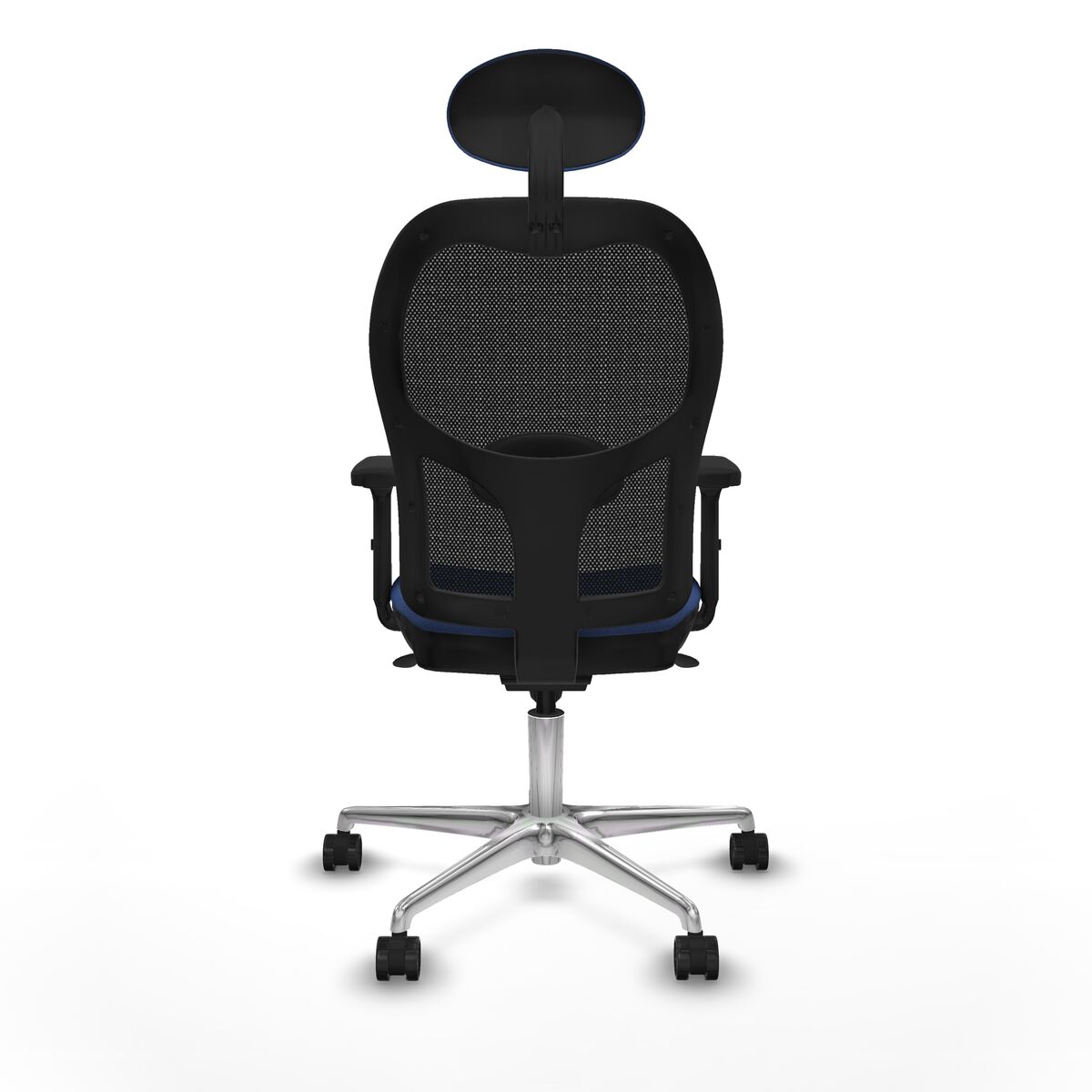 Silla de Oficina con Cabecero Jorquera Piqueras y Crespo 2D086N1 Azul marino