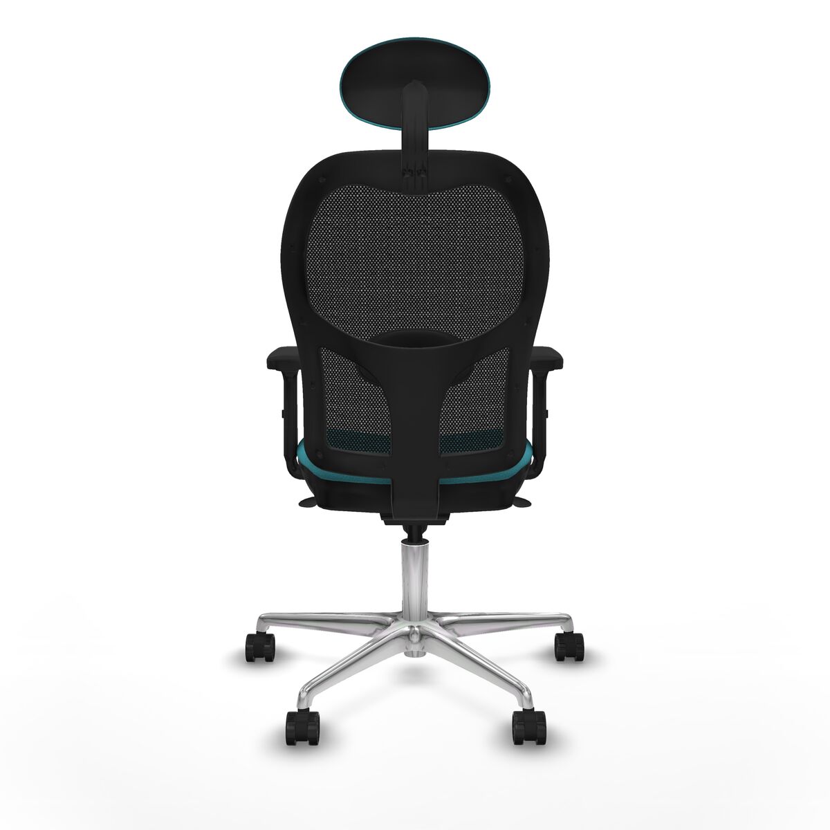 Silla de Oficina con Cabecero Jorquera Piqueras y Crespo 2D086N1 Turquesa