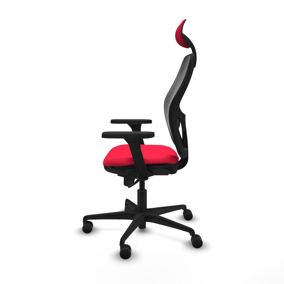 Silla de Oficina con Cabecero Jorquera Piqueras y Crespo 3D036N1 Rojo