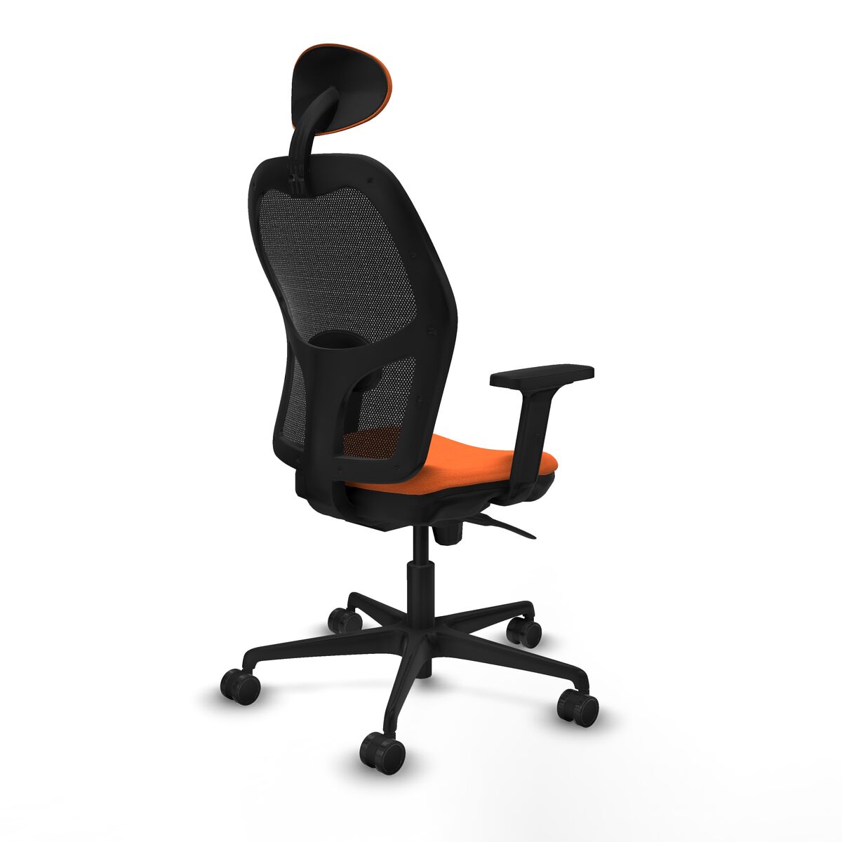 Silla de Oficina con Cabecero Jorquera Piqueras y Crespo 2D036N1 Naranja