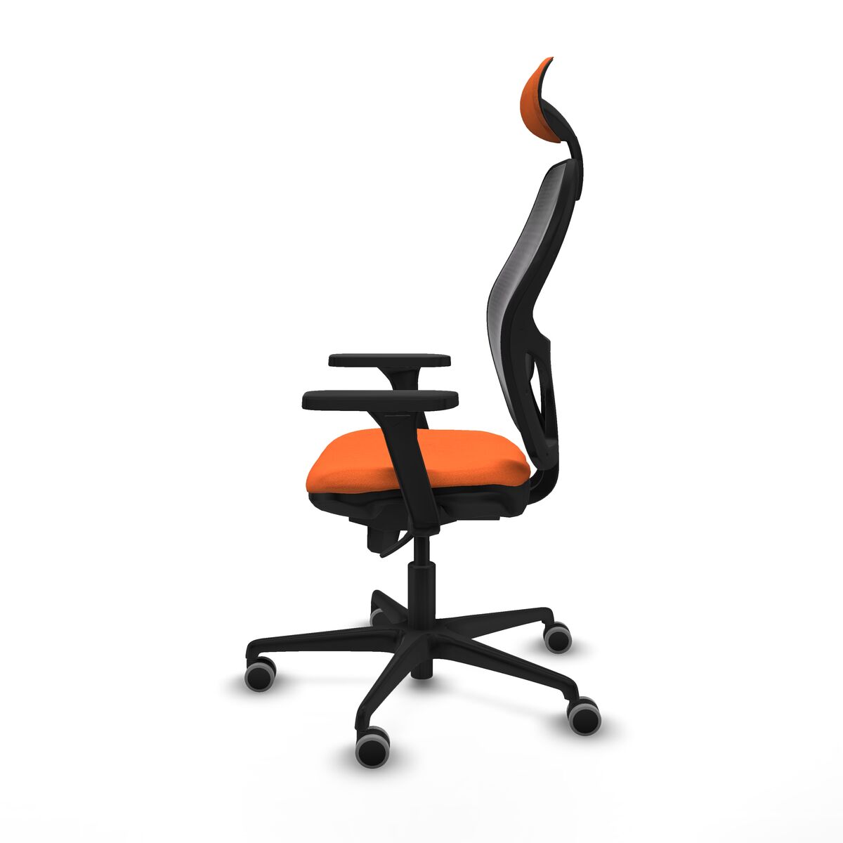 Silla de Oficina con Cabecero Jorquera Piqueras y Crespo 3D036G1 Naranja