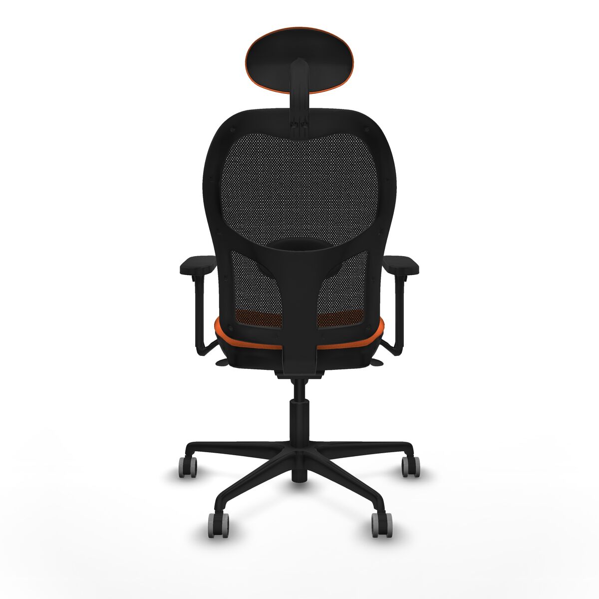 Silla de Oficina con Cabecero Jorquera Piqueras y Crespo 3D036G1 Naranja