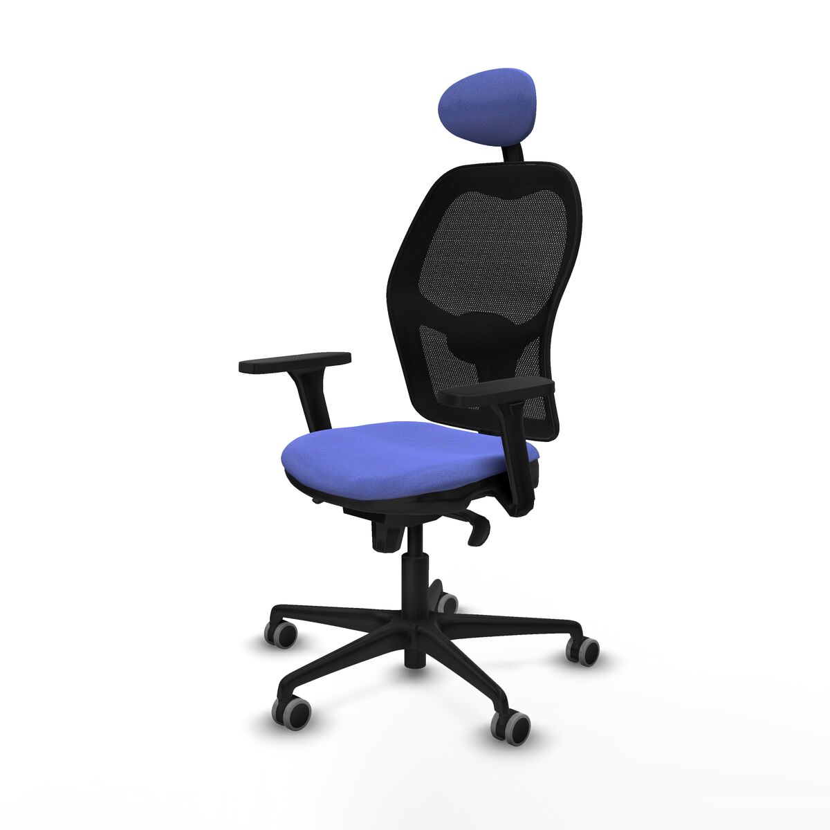 Silla de Oficina con Cabecero Jorquera Piqueras y Crespo 3D036G1 Azul claro