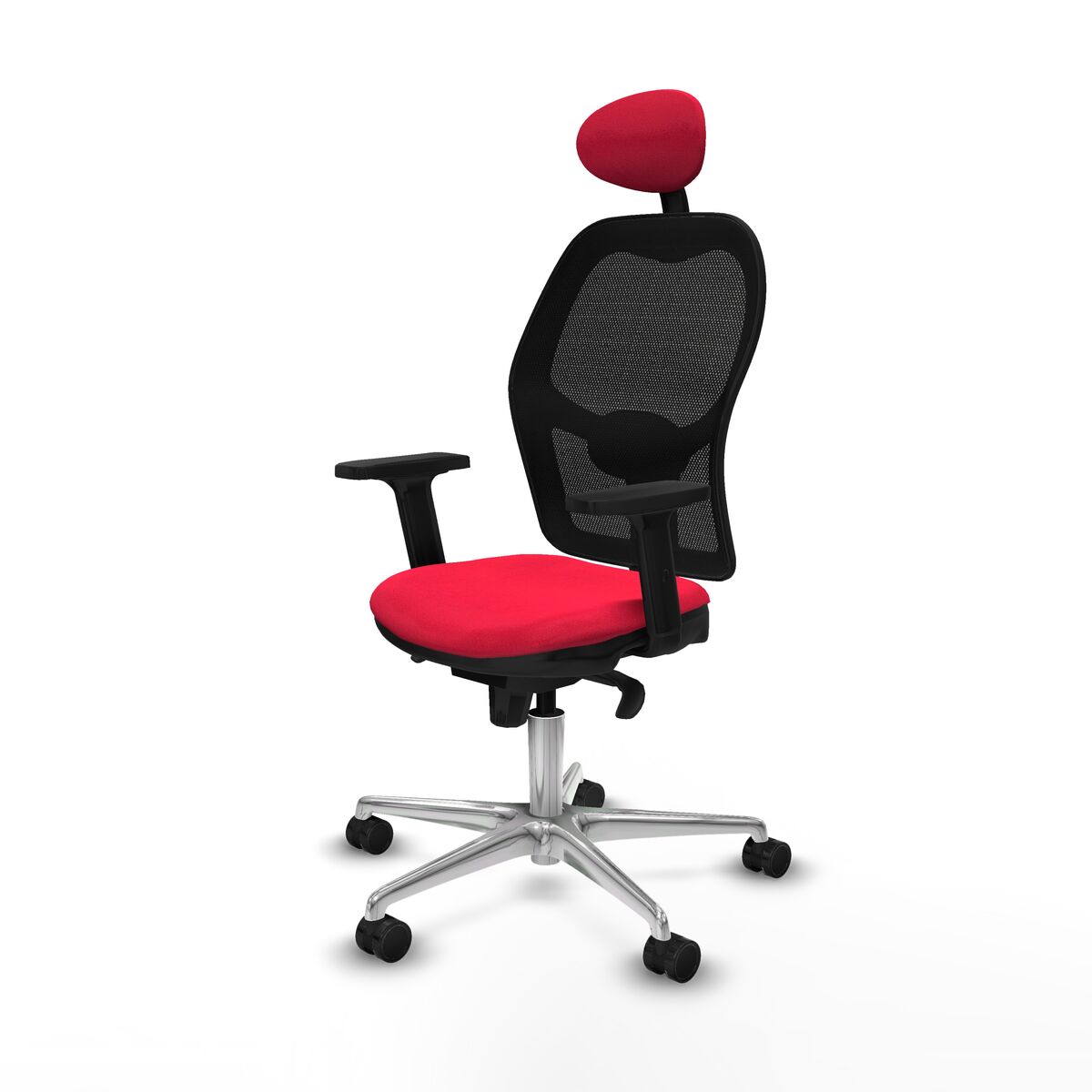Silla de Oficina con Cabecero Jorquera Piqueras y Crespo 2D086N1 Rojo