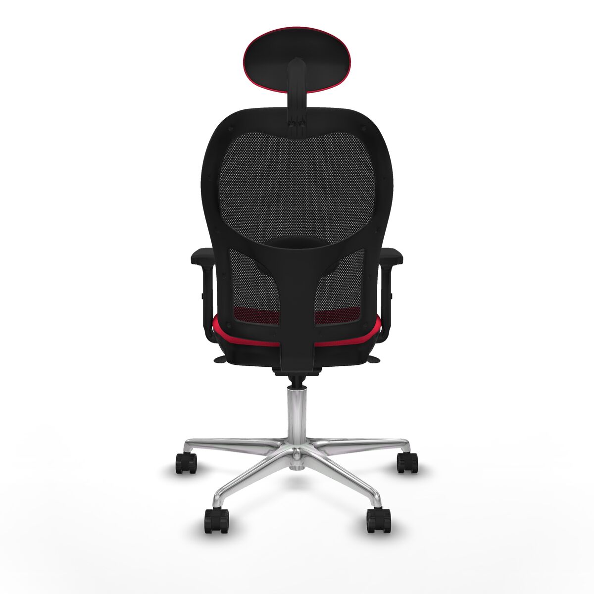 Silla de Oficina con Cabecero Jorquera Piqueras y Crespo 2D086N1 Rojo