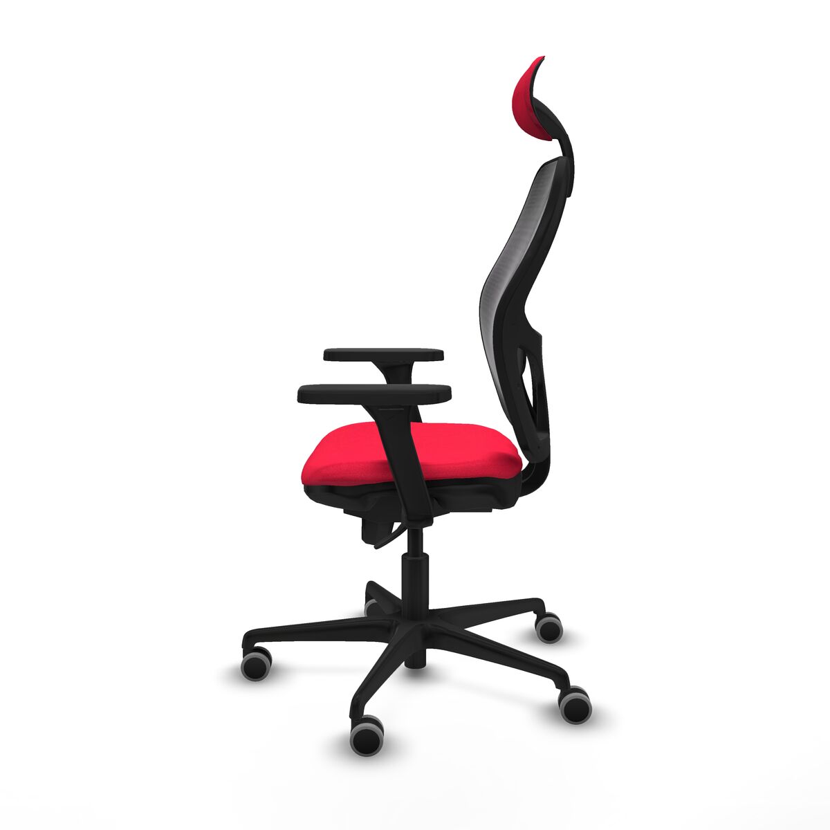 Silla de Oficina con Cabecero Jorquera Piqueras y Crespo 3D036G1 Rojo