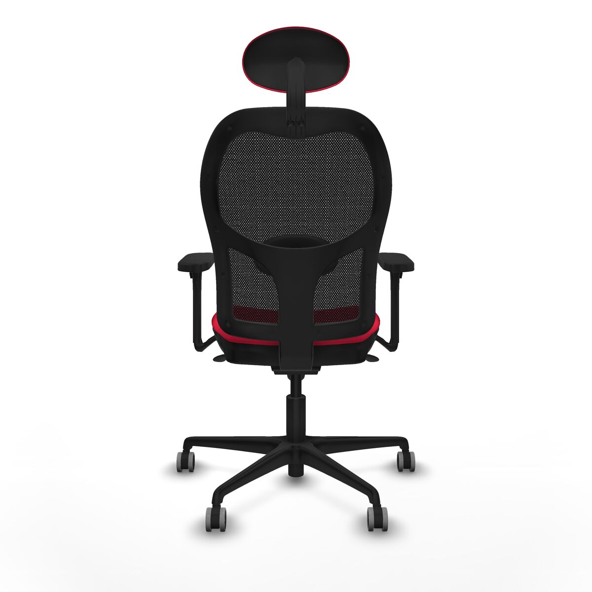 Silla de Oficina con Cabecero Jorquera Piqueras y Crespo 3D036G1 Rojo