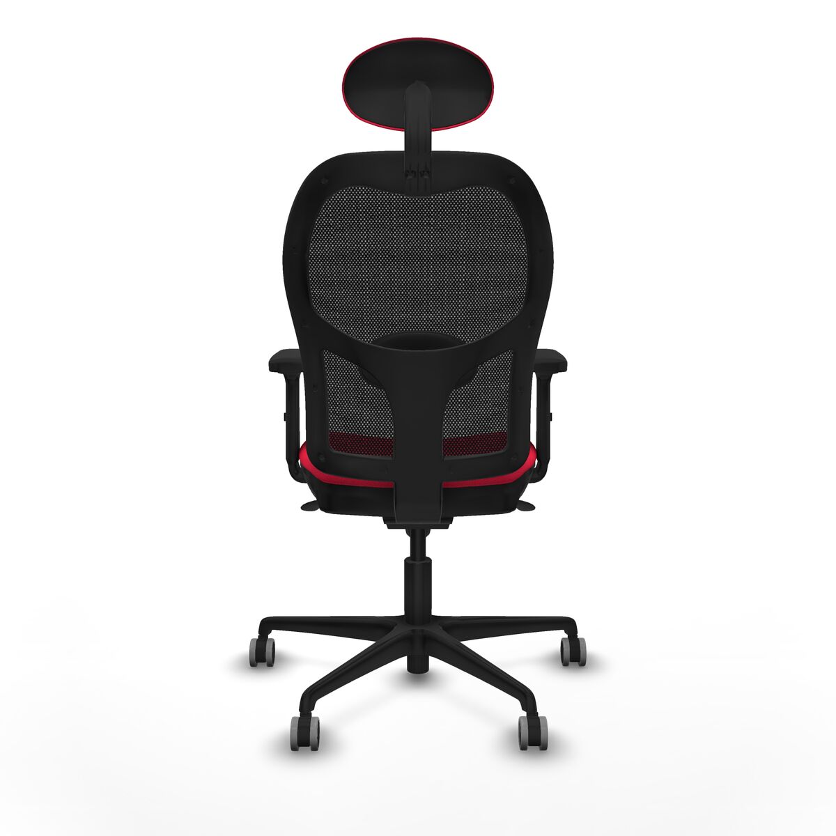 Silla de Oficina con Cabecero Jorquera Piqueras y Crespo 2D036G1 Rojo
