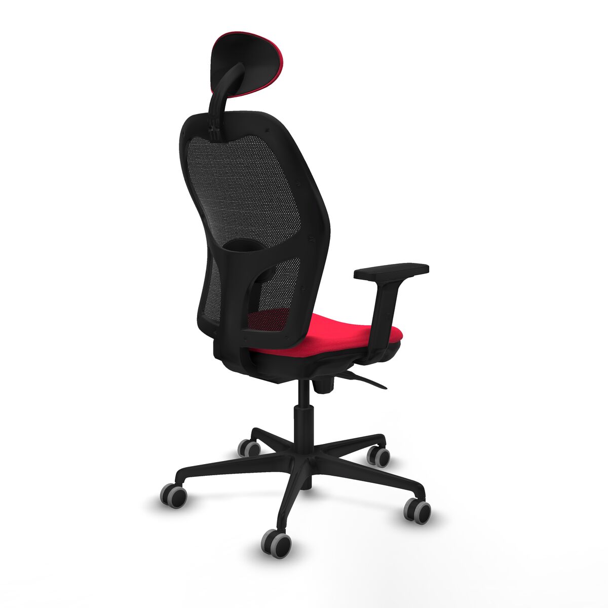 Silla de Oficina con Cabecero Jorquera Piqueras y Crespo 2D036G1 Rojo