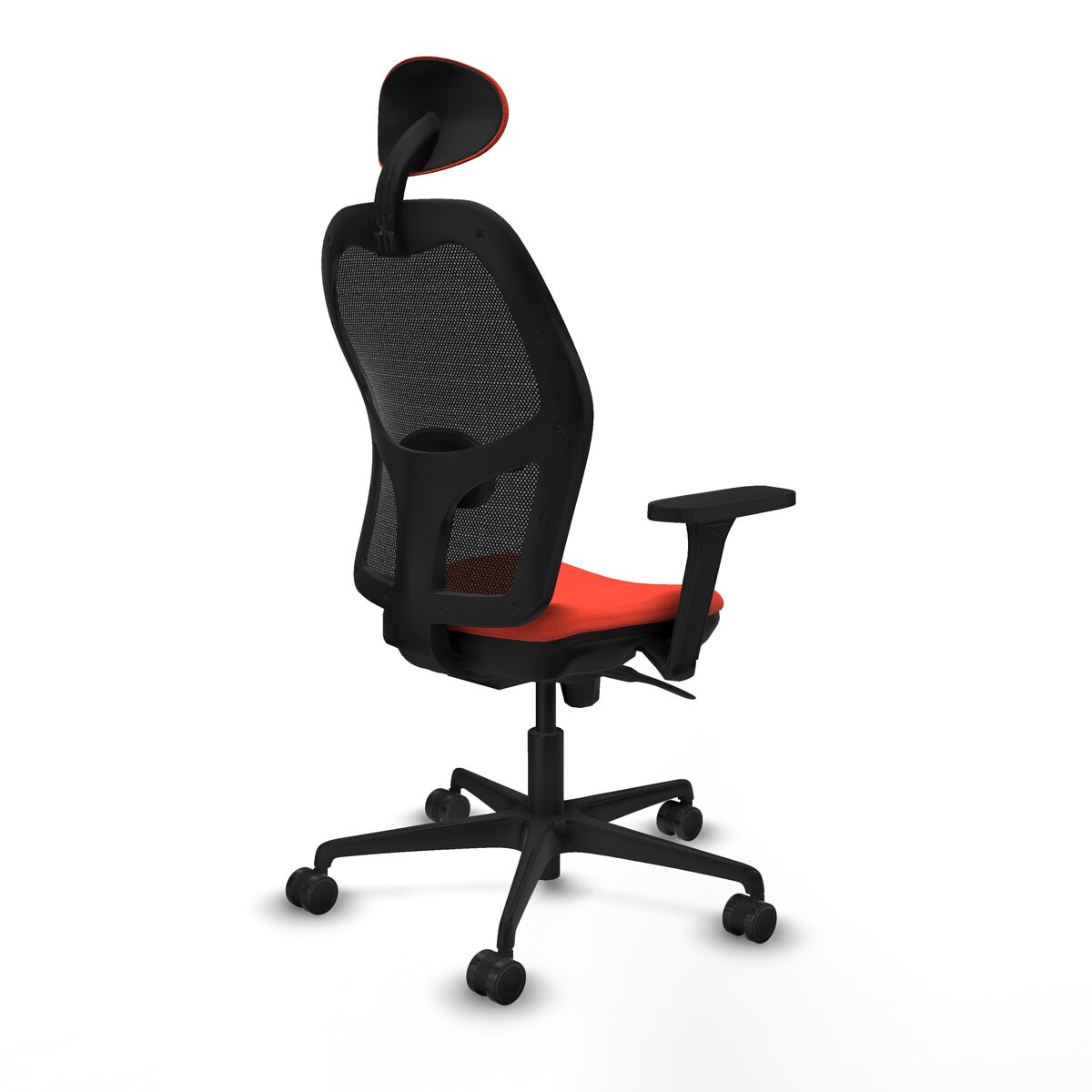 Silla de Oficina con Cabecero Jorquera Piqueras y Crespo 3D036N1 Naranja Oscuro