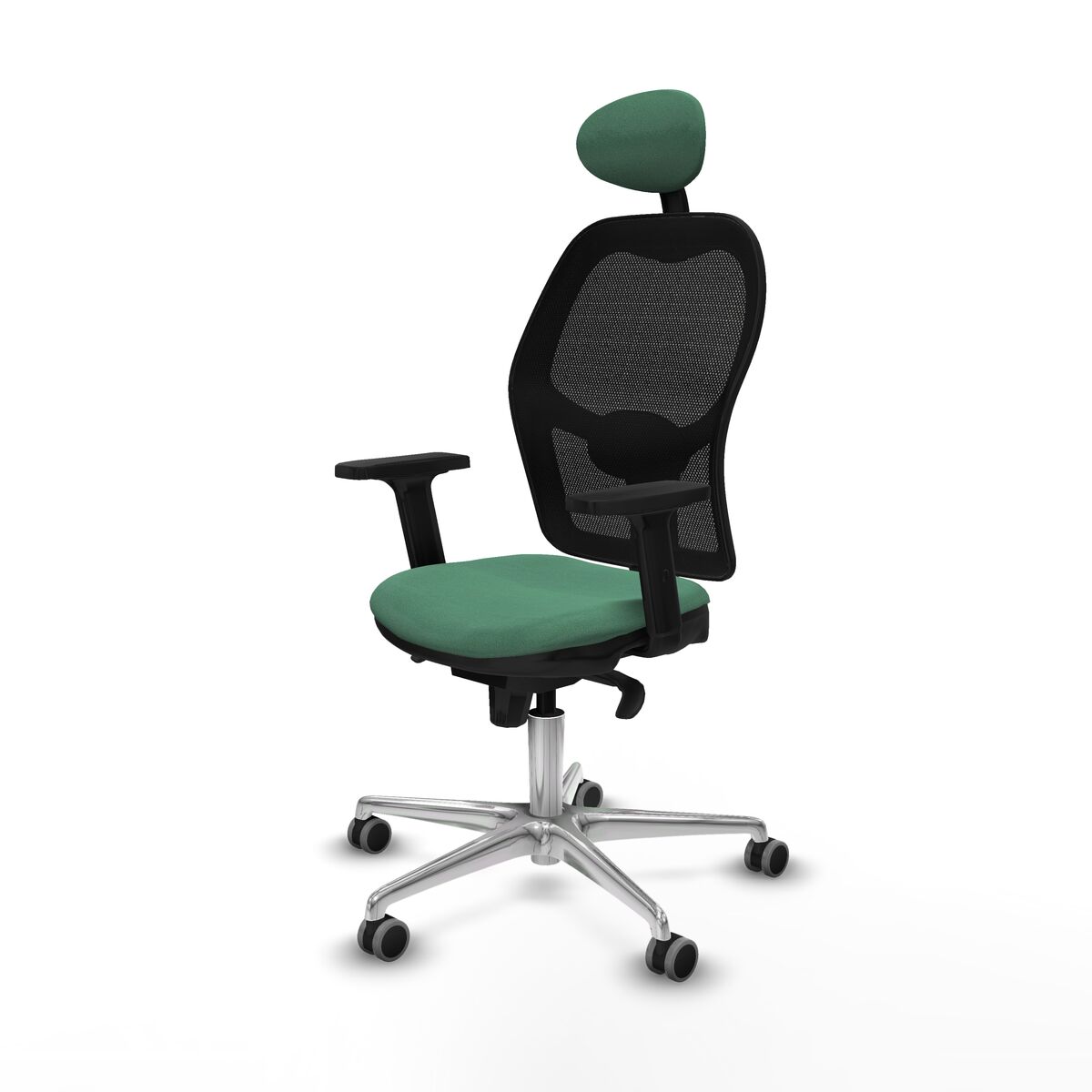 Silla de Oficina con Cabecero Jorquera Piqueras y Crespo 2D086G1 Verde Esmeralda