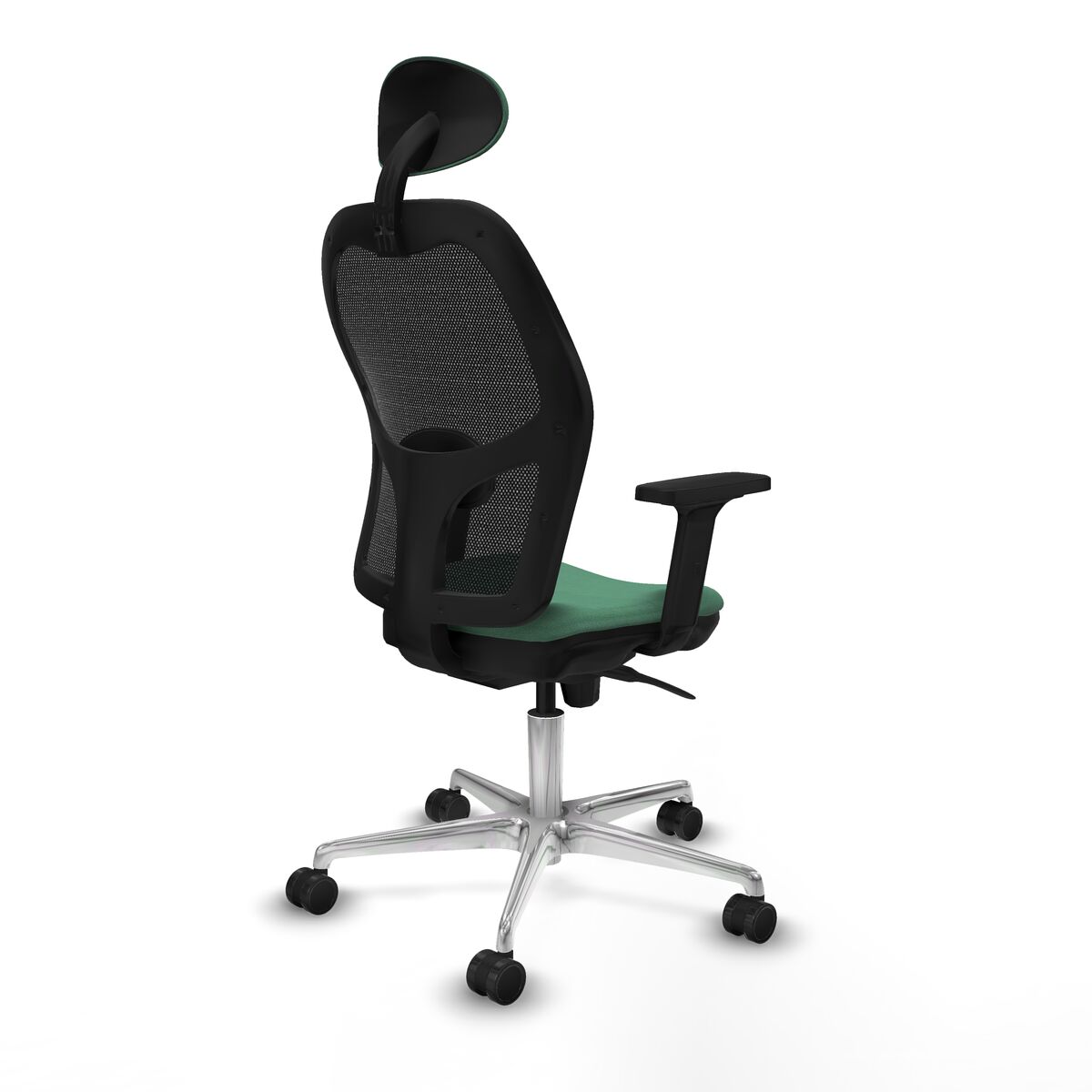 Silla de Oficina con Cabecero Jorquera Piqueras y Crespo 2D086N1 Verde Esmeralda