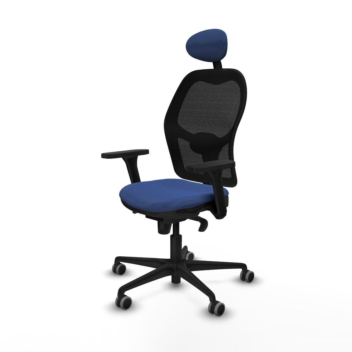 Silla de Oficina con Cabecero Jorquera Piqueras y Crespo 3D036G1 Azul marino