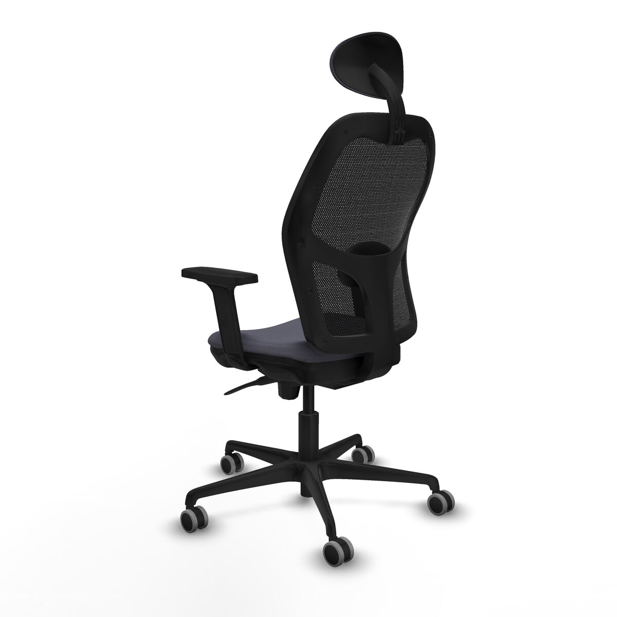 Silla de Oficina con Cabecero Jorquera Piqueras y Crespo 2D036G1 Gris oscuro