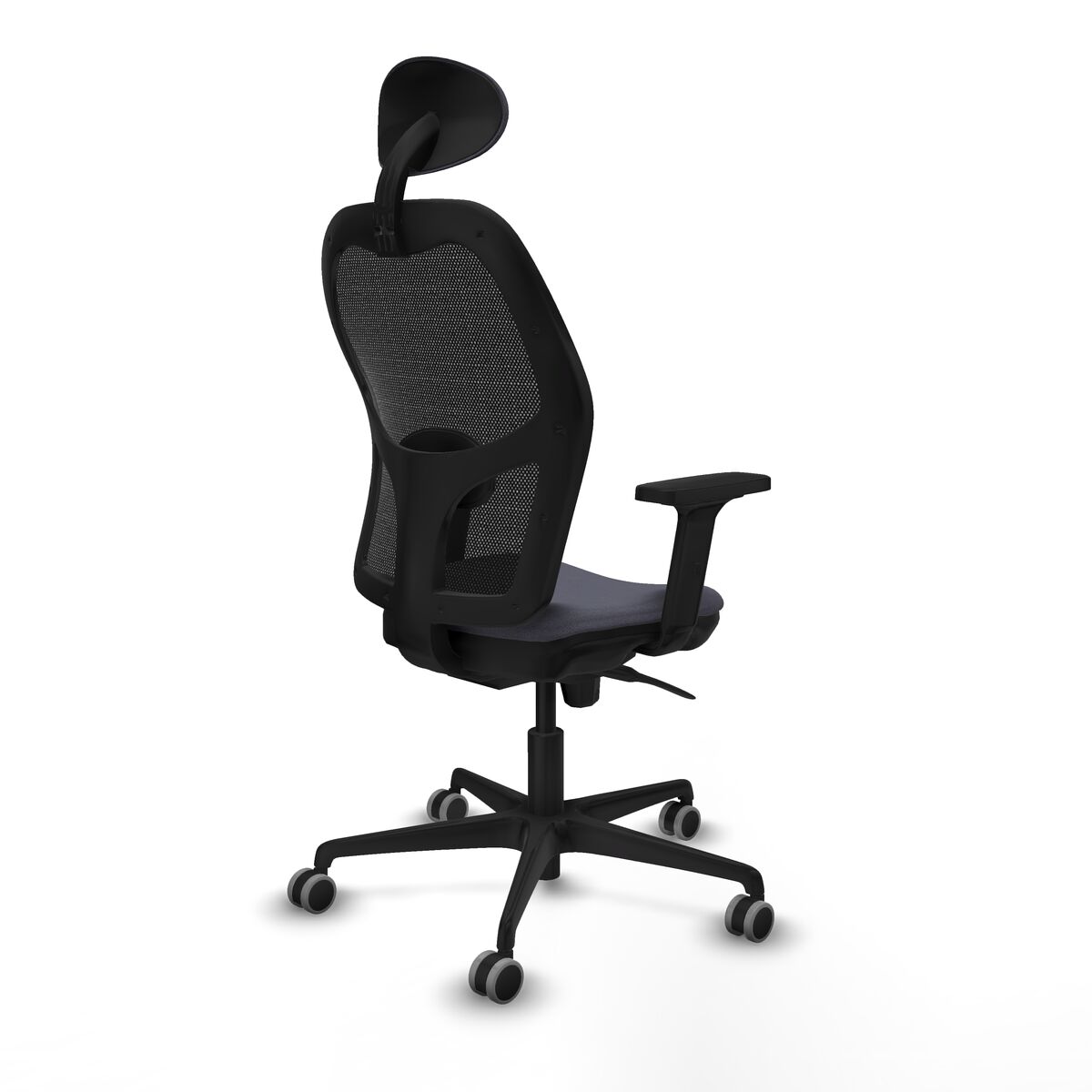 Silla de Oficina con Cabecero Jorquera Piqueras y Crespo 2D036G1 Gris oscuro