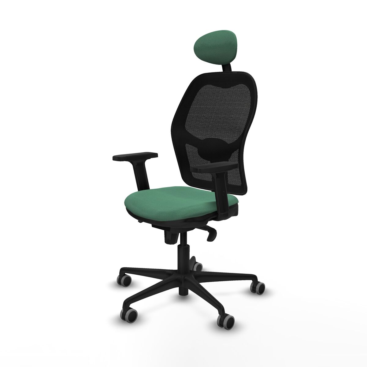 Silla de Oficina con Cabecero Jorquera Piqueras y Crespo 2D036G1 Verde Esmeralda