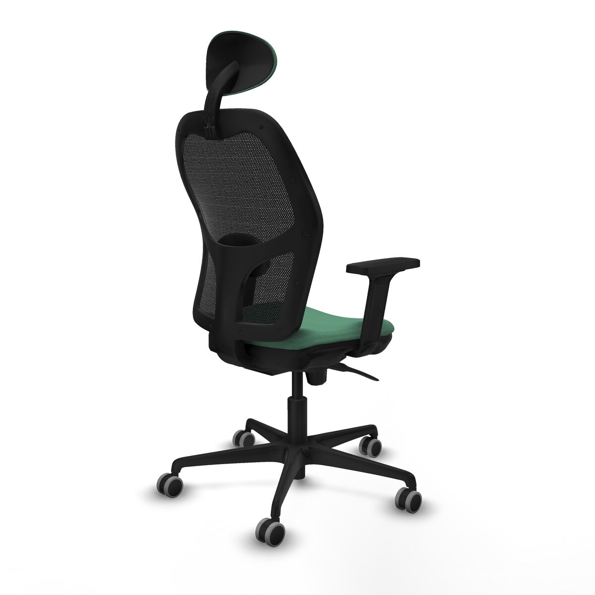 Silla de Oficina con Cabecero Jorquera Piqueras y Crespo 2D036G1 Verde Esmeralda
