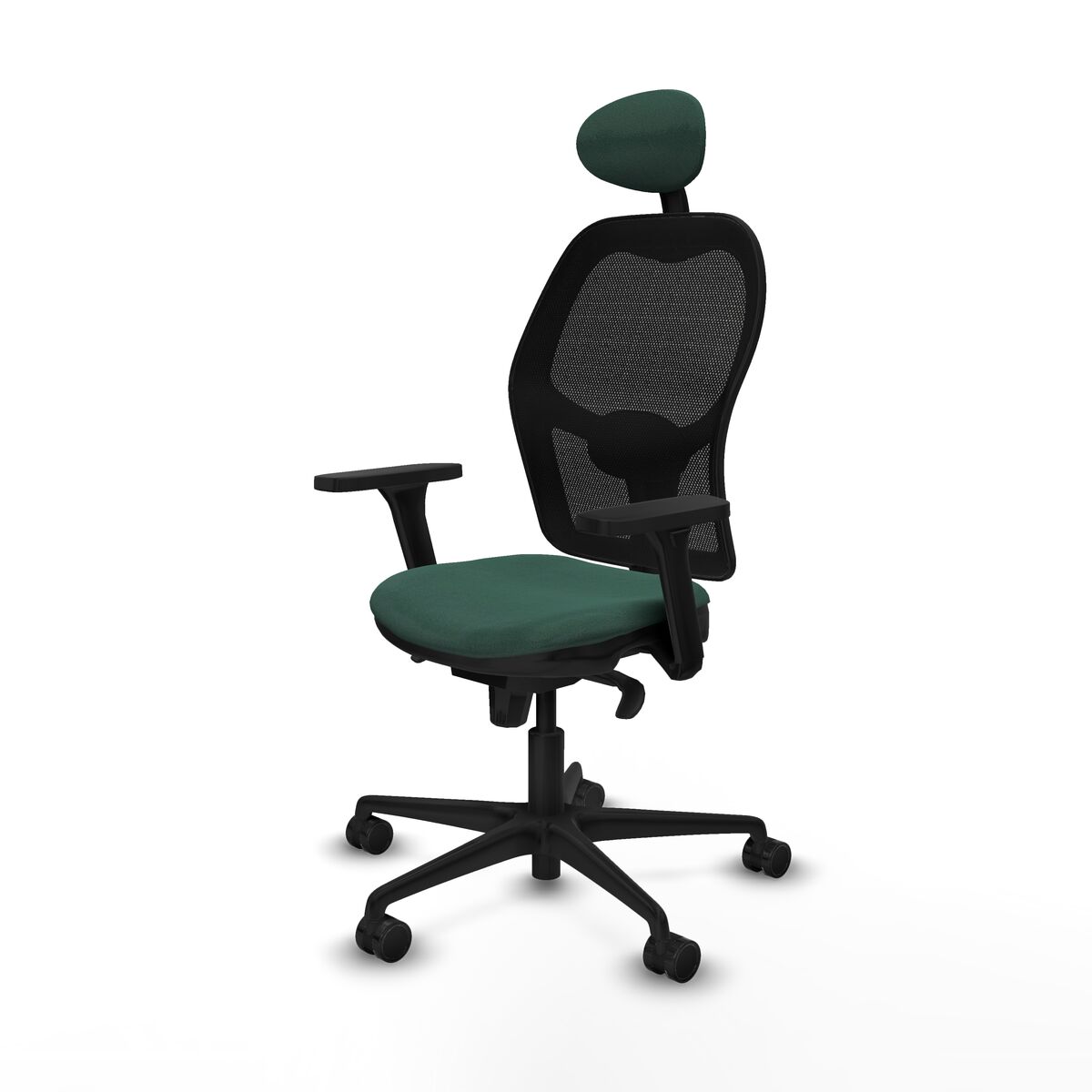Silla de Oficina con Cabecero Jorquera Piqueras y Crespo 3D036N1 Verde