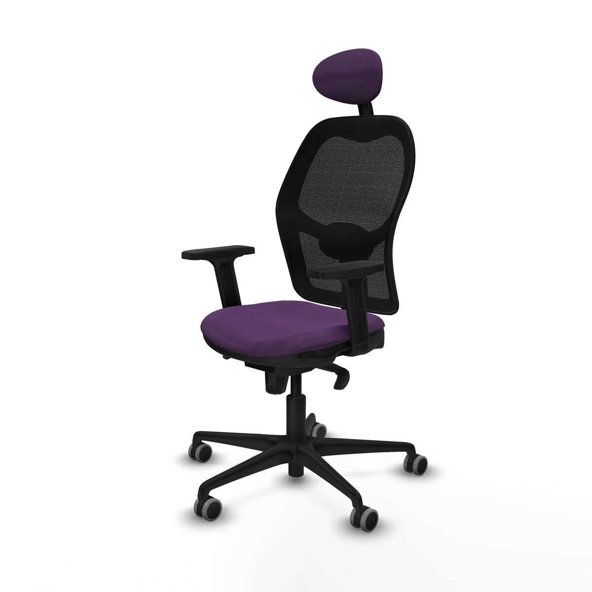 Silla de Oficina con Cabecero Jorquera Piqueras y Crespo 2D036G1 Morado
