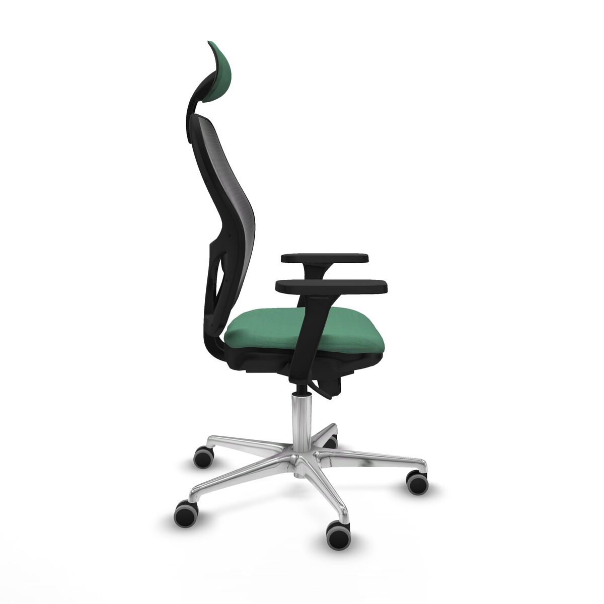 Silla de Oficina con Cabecero Jorquera Piqueras y Crespo 3D086G1 Verde Esmeralda