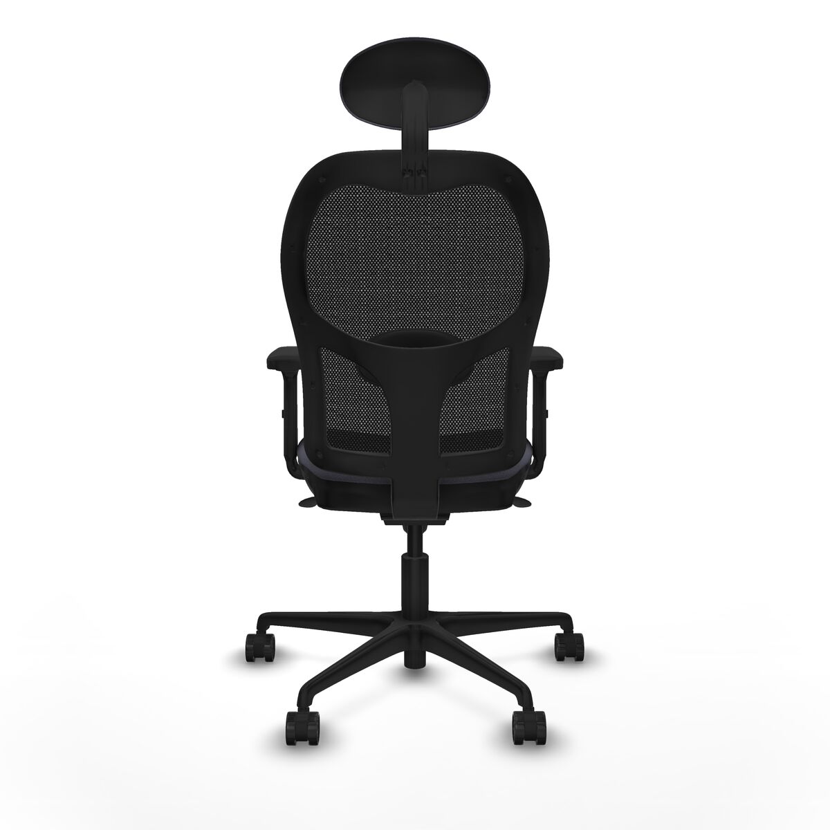 Silla de Oficina con Cabecero Jorquera Piqueras y Crespo 2D036N1 Gris oscuro