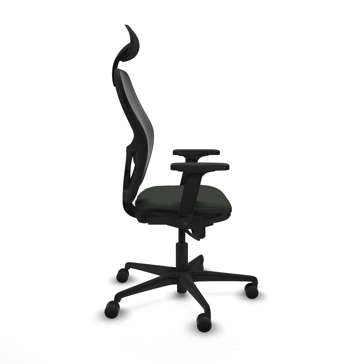 Silla de Oficina con Cabecero Jorquera Piqueras y Crespo 2D036N1 Negro