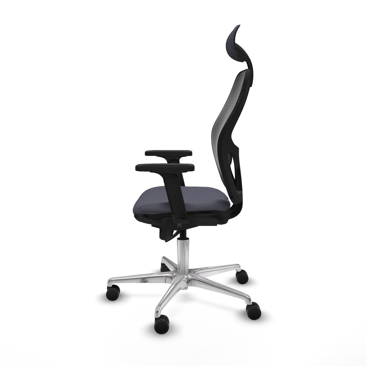 Silla de Oficina con Cabecero Jorquera Piqueras y Crespo 2D086N1 Gris oscuro