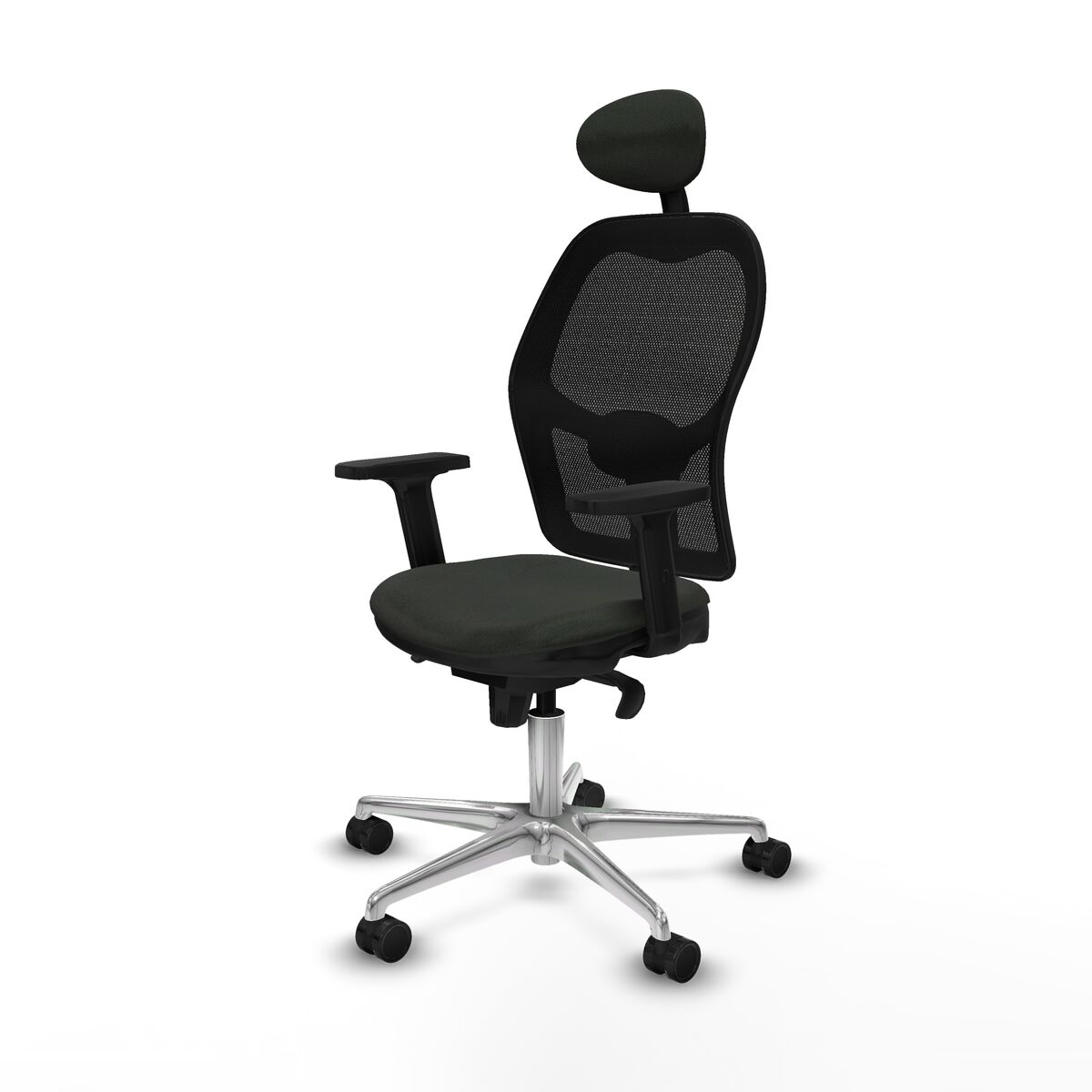 Silla de Oficina con Cabecero Jorquera Piqueras y Crespo 2D086N1 Negro