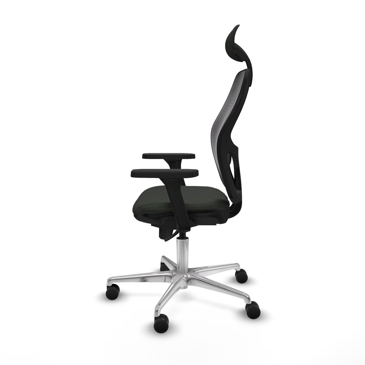 Silla de Oficina con Cabecero Jorquera Piqueras y Crespo 3D086N1 Negro