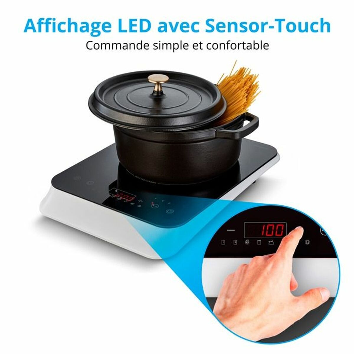 Placa de Inducción Medion MD18490 2000 W