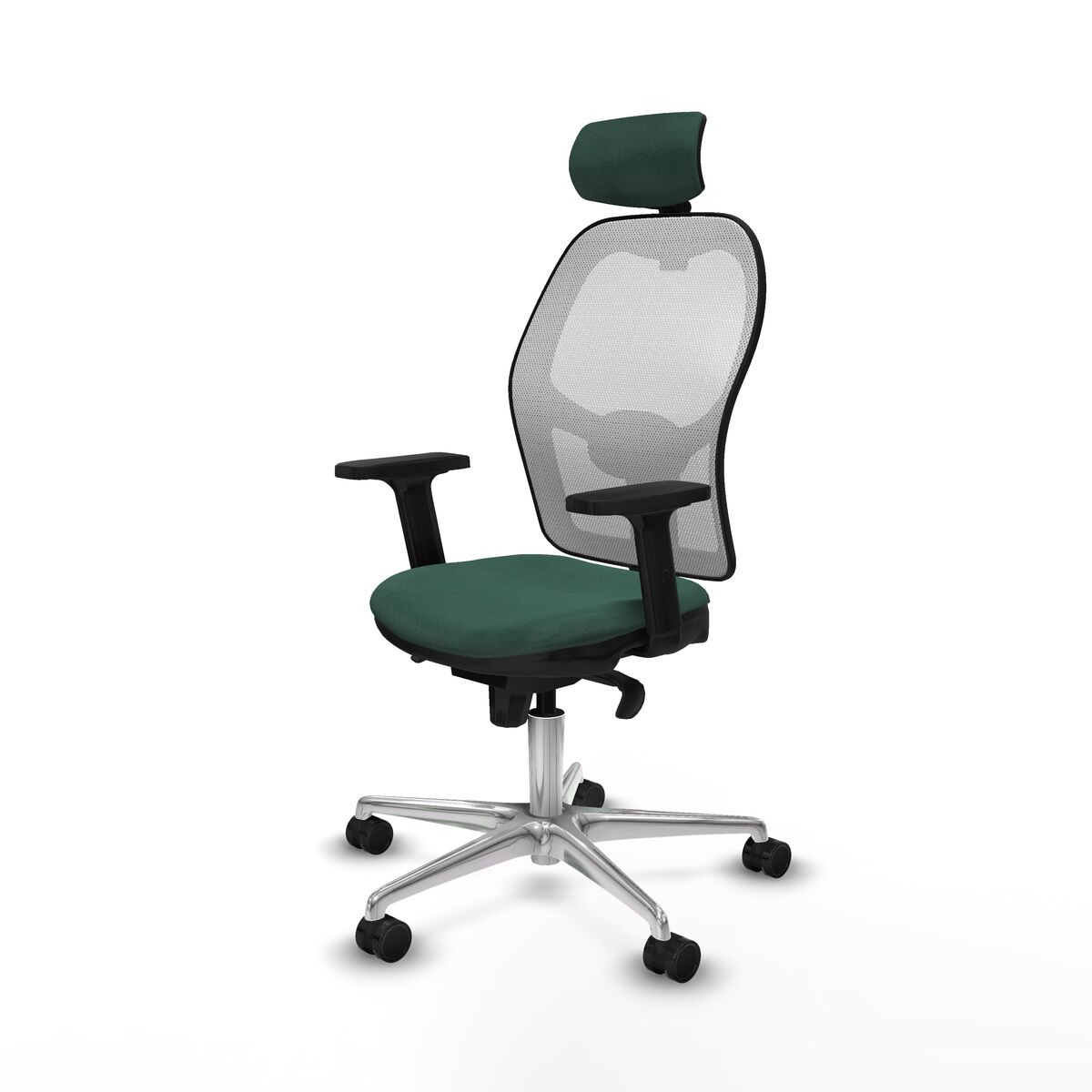 Silla de Oficina con Cabecero Jorquera Piqueras y Crespo 2D086N2 Verde