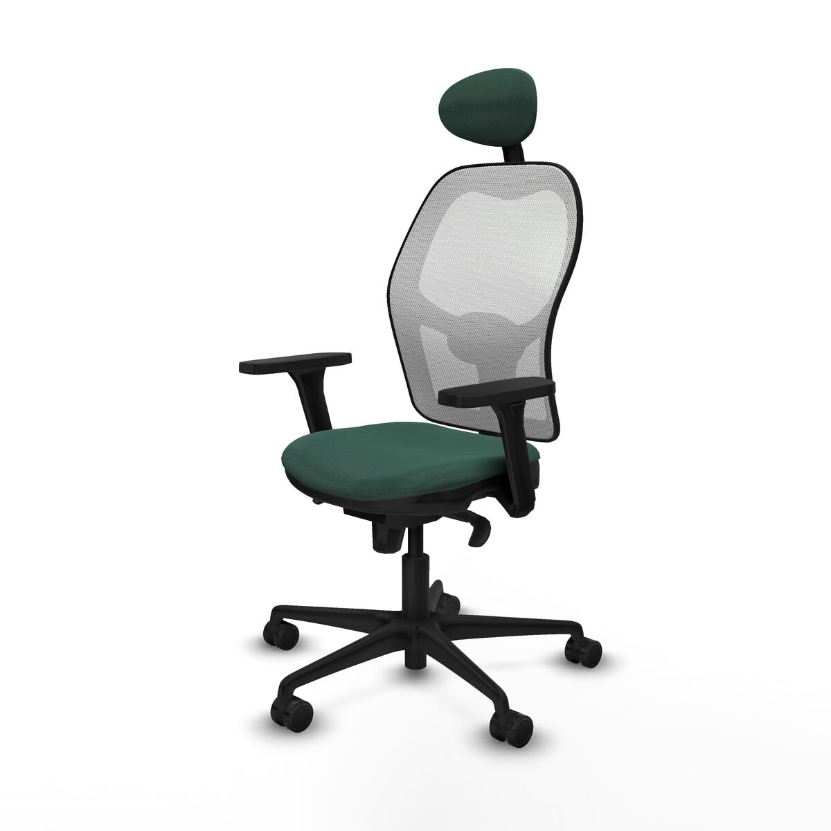 Silla de Oficina con Cabecero Jorquera Piqueras y Crespo 3D036N1 Verde