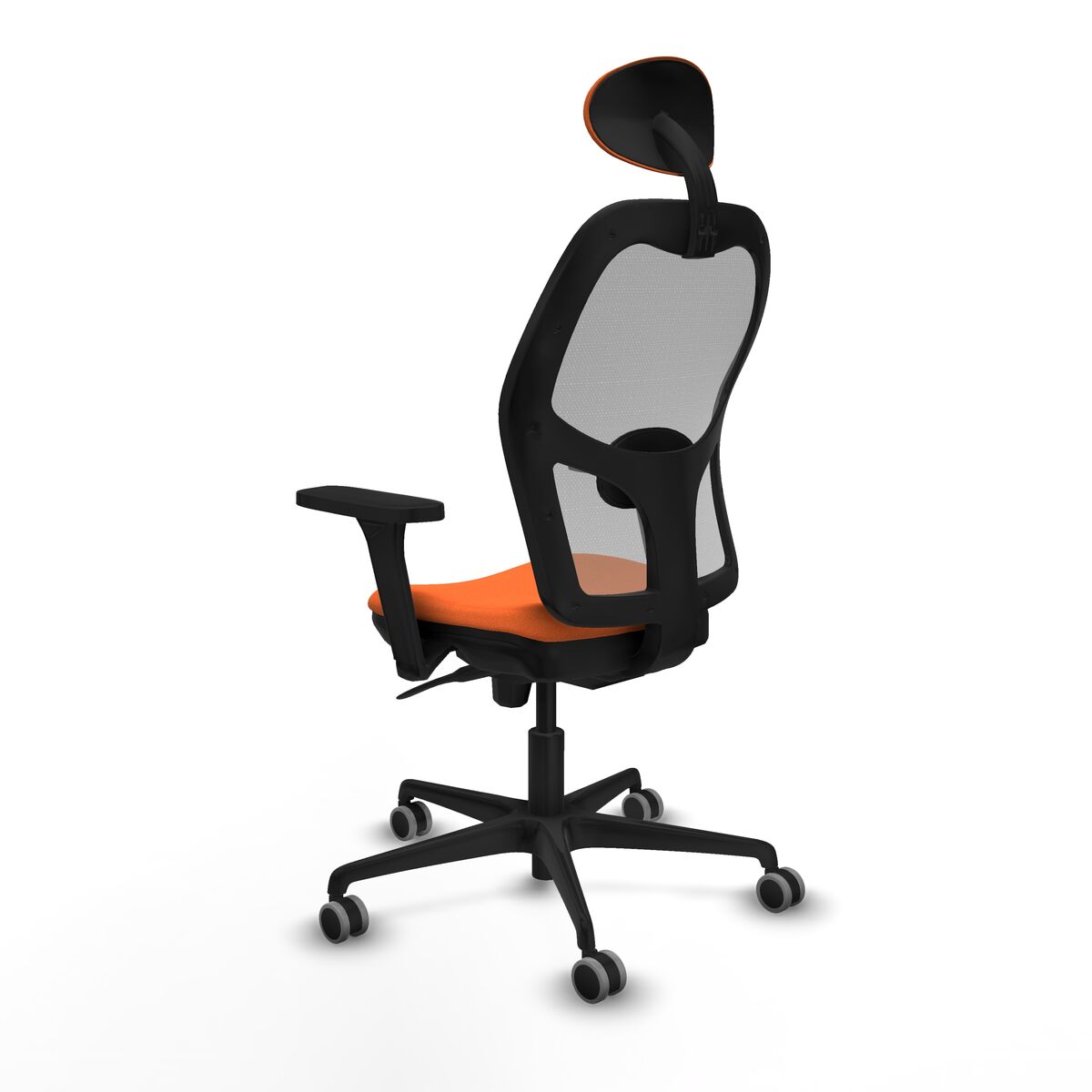 Silla de Oficina con Cabecero Jorquera Piqueras y Crespo 3D036G1 Naranja
