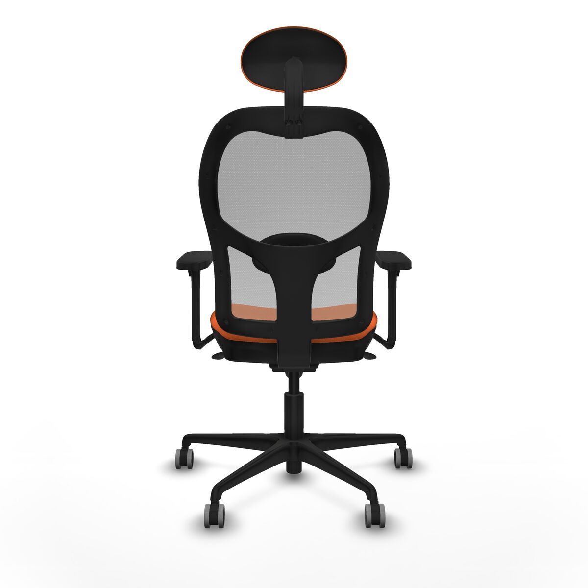 Silla de Oficina con Cabecero Jorquera Piqueras y Crespo 3D036G1 Naranja
