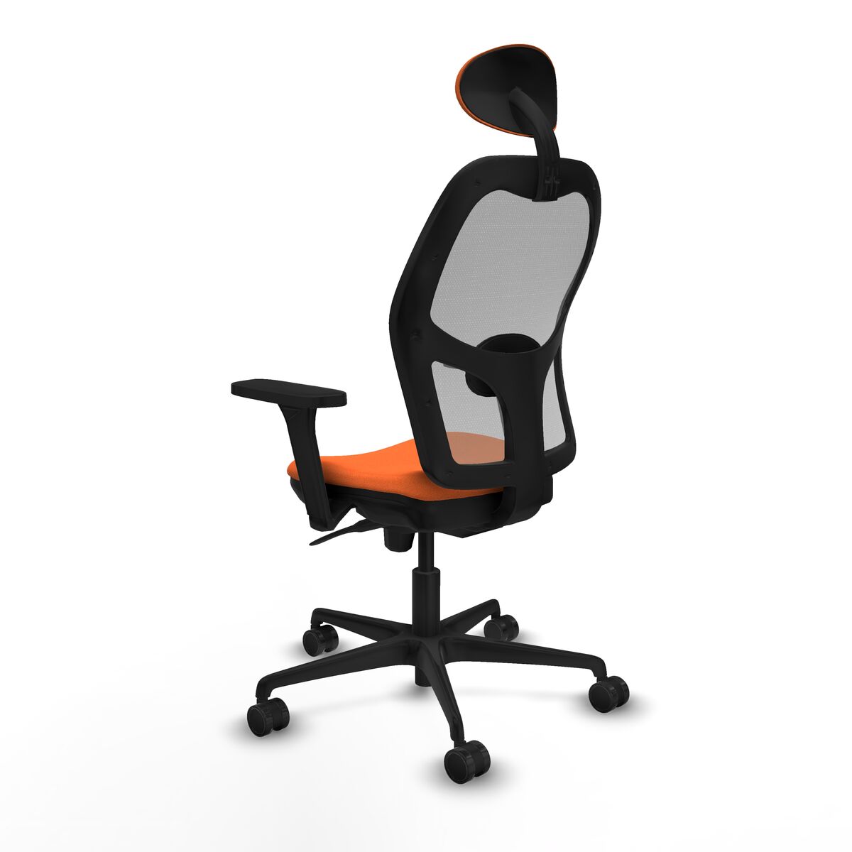 Silla de Oficina con Cabecero Jorquera Piqueras y Crespo 3D036N1 Naranja