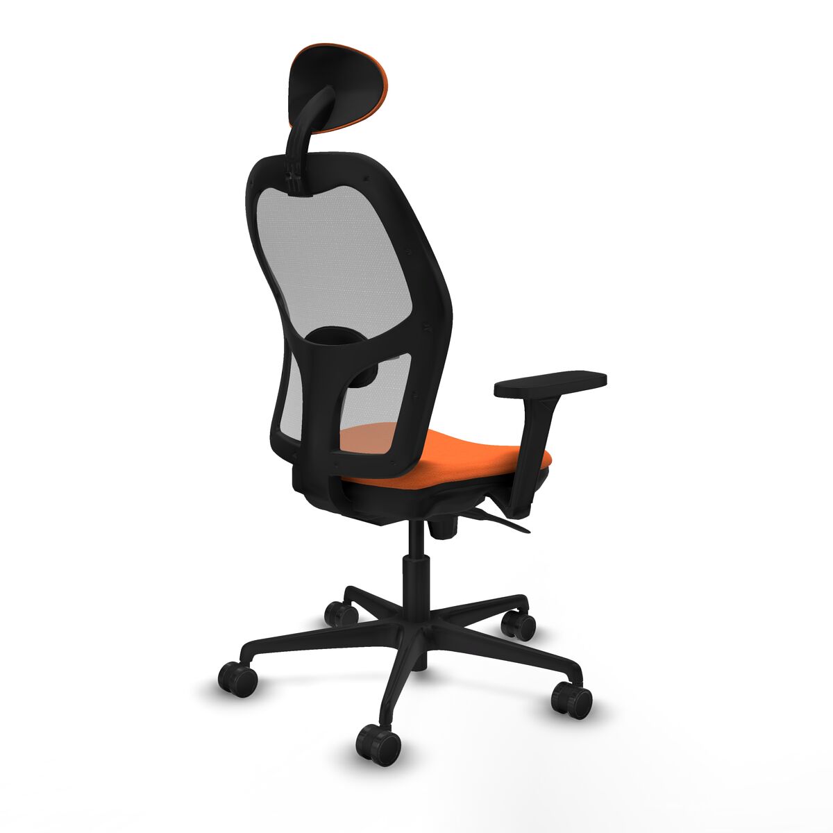 Silla de Oficina con Cabecero Jorquera Piqueras y Crespo 3D036N1 Naranja