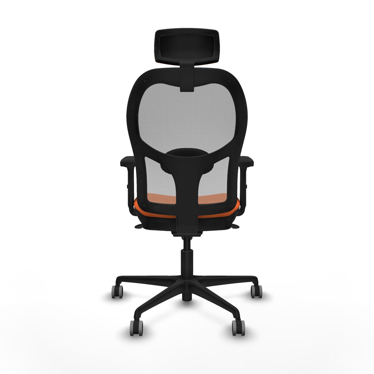 Silla de Oficina con Cabecero Jorquera Piqueras y Crespo 2D036G2 Naranja