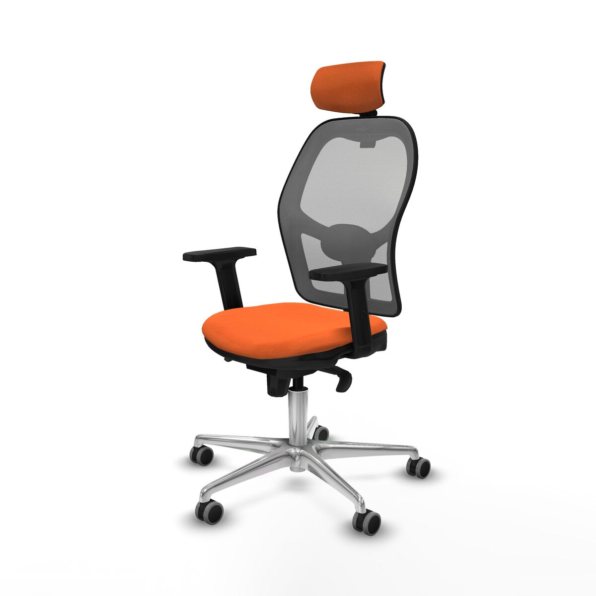 Silla de Oficina con Cabecero Jorquera Piqueras y Crespo 2D086G2 Naranja