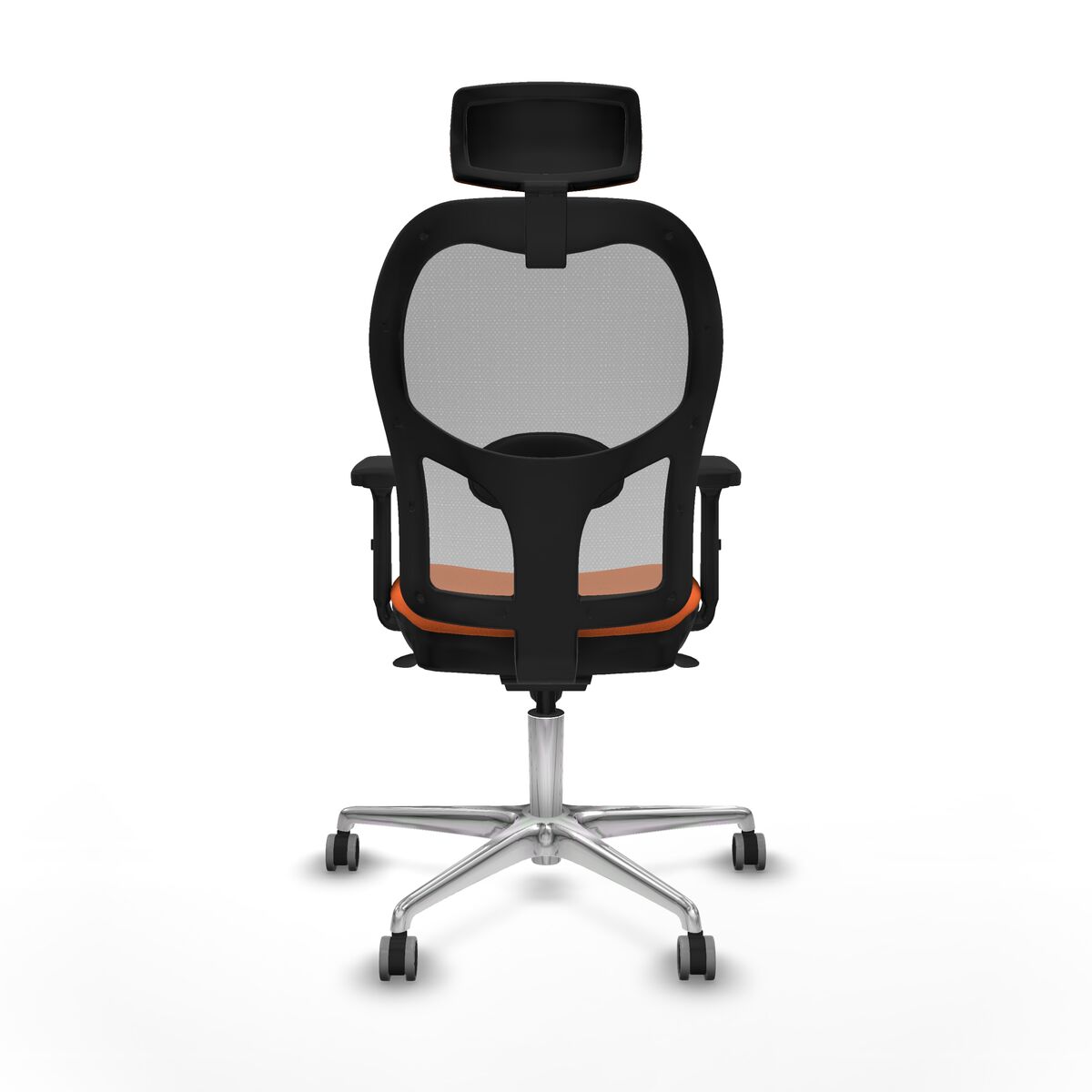 Silla de Oficina con Cabecero Jorquera Piqueras y Crespo 2D086G2 Naranja