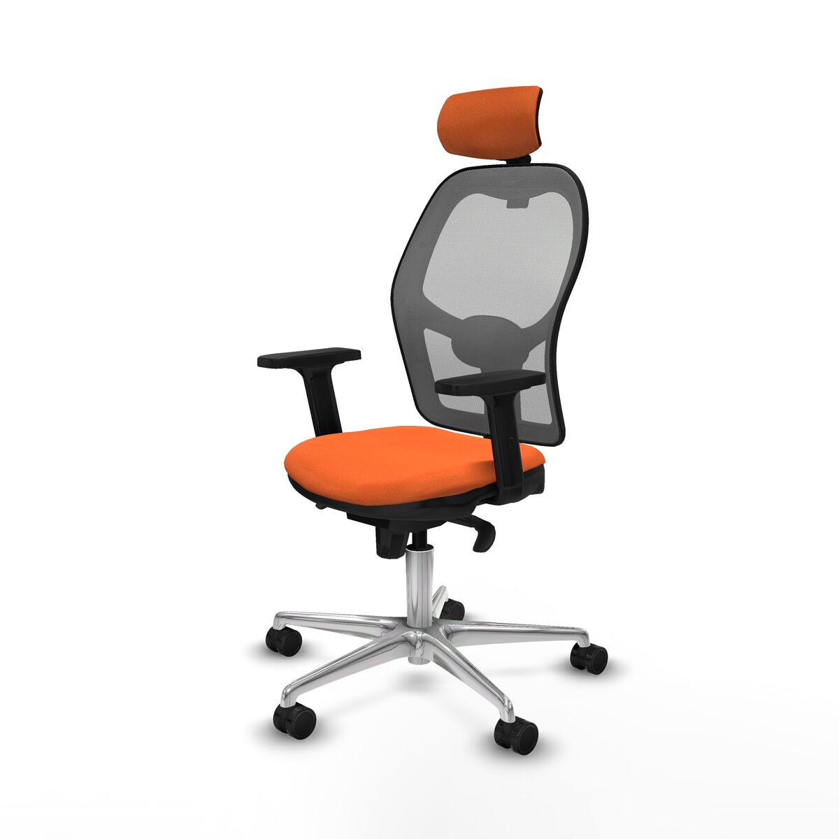 Silla de Oficina con Cabecero Jorquera Piqueras y Crespo 2D086N2 Naranja