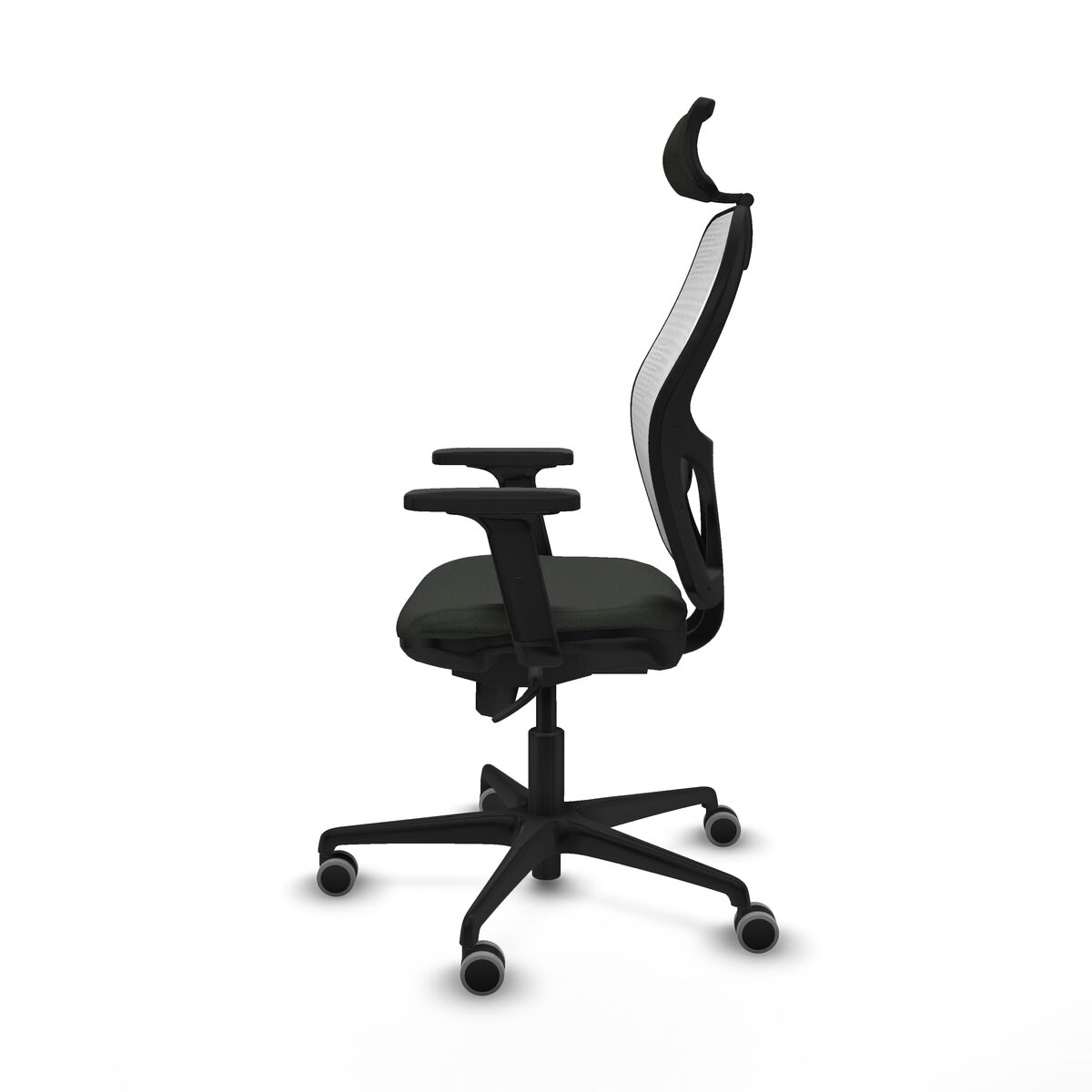Silla de Oficina con Cabecero Jorquera Piqueras y Crespo 2D036G2 Negro