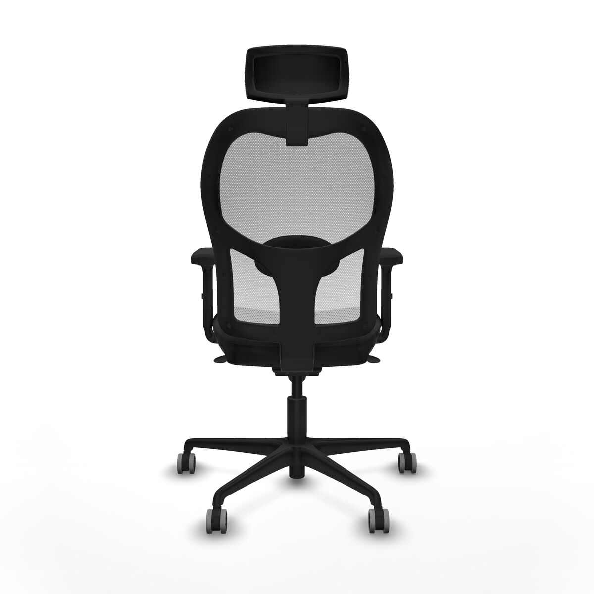 Silla de Oficina con Cabecero Jorquera Piqueras y Crespo 2D036G2 Negro