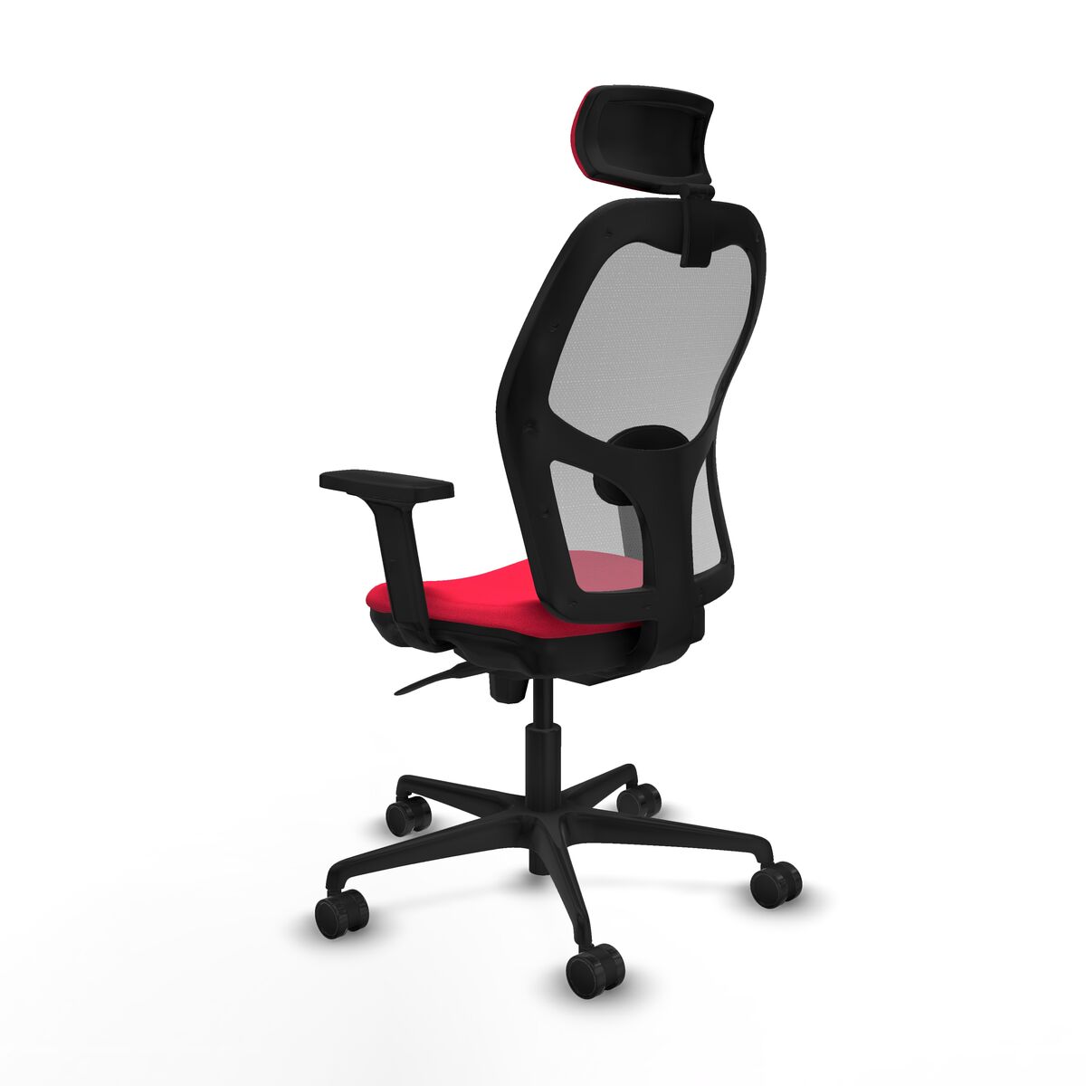 Silla de Oficina con Cabecero Jorquera Piqueras y Crespo 2D036N2 Rojo