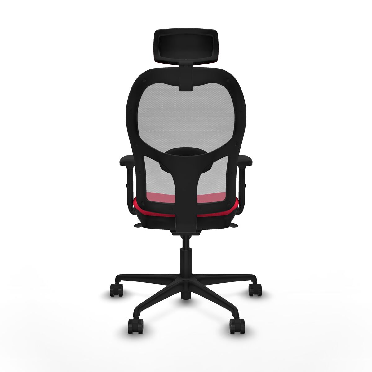 Silla de Oficina con Cabecero Jorquera Piqueras y Crespo 2D036N2 Rojo