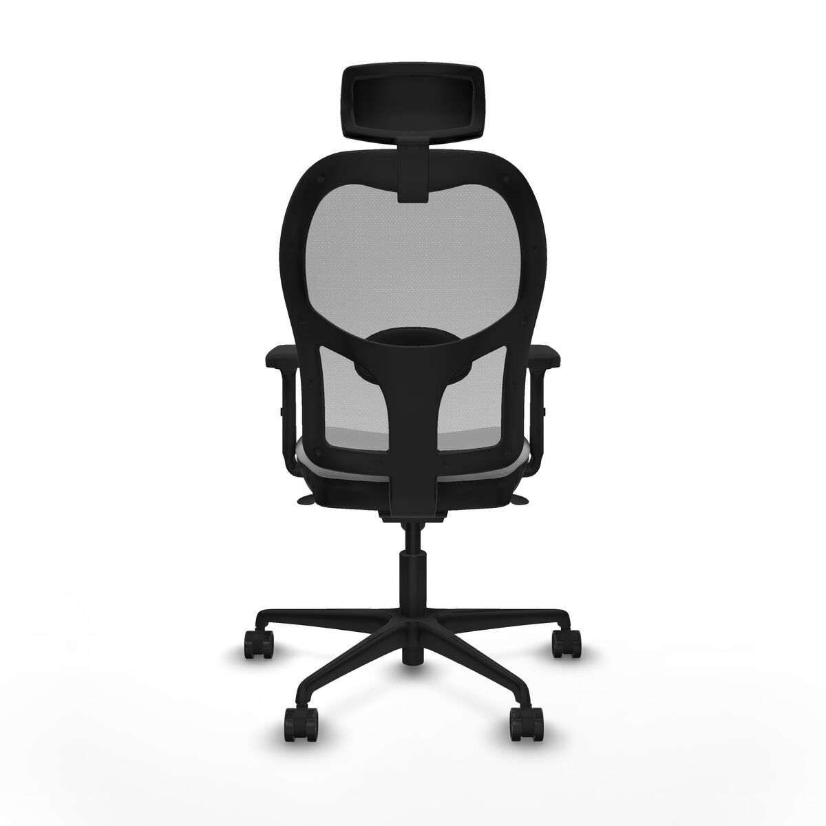 Silla de Oficina con Cabecero Jorquera Piqueras y Crespo 2D036N2 Gris claro