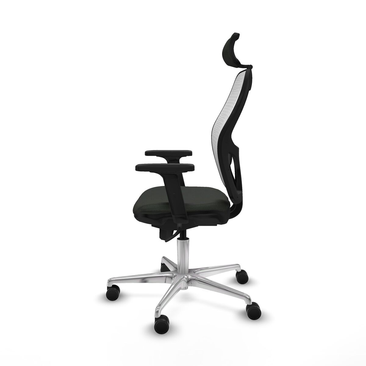 Silla de Oficina con Cabecero Jorquera Piqueras y Crespo 2D086N2 Negro