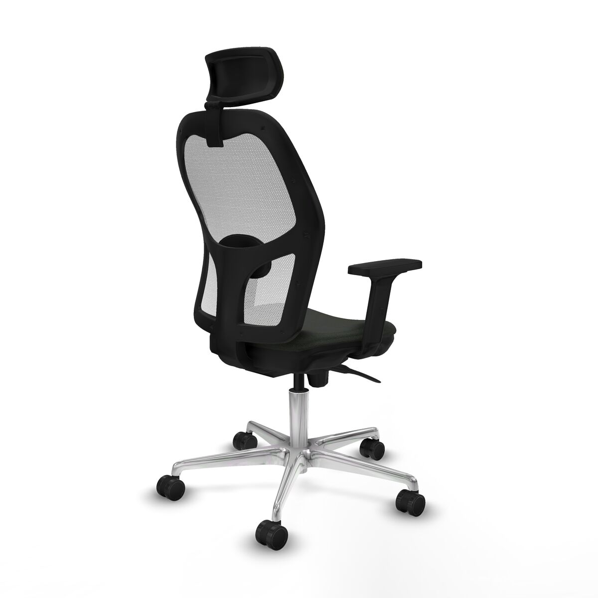 Silla de Oficina con Cabecero Jorquera Piqueras y Crespo 2D086N2 Negro